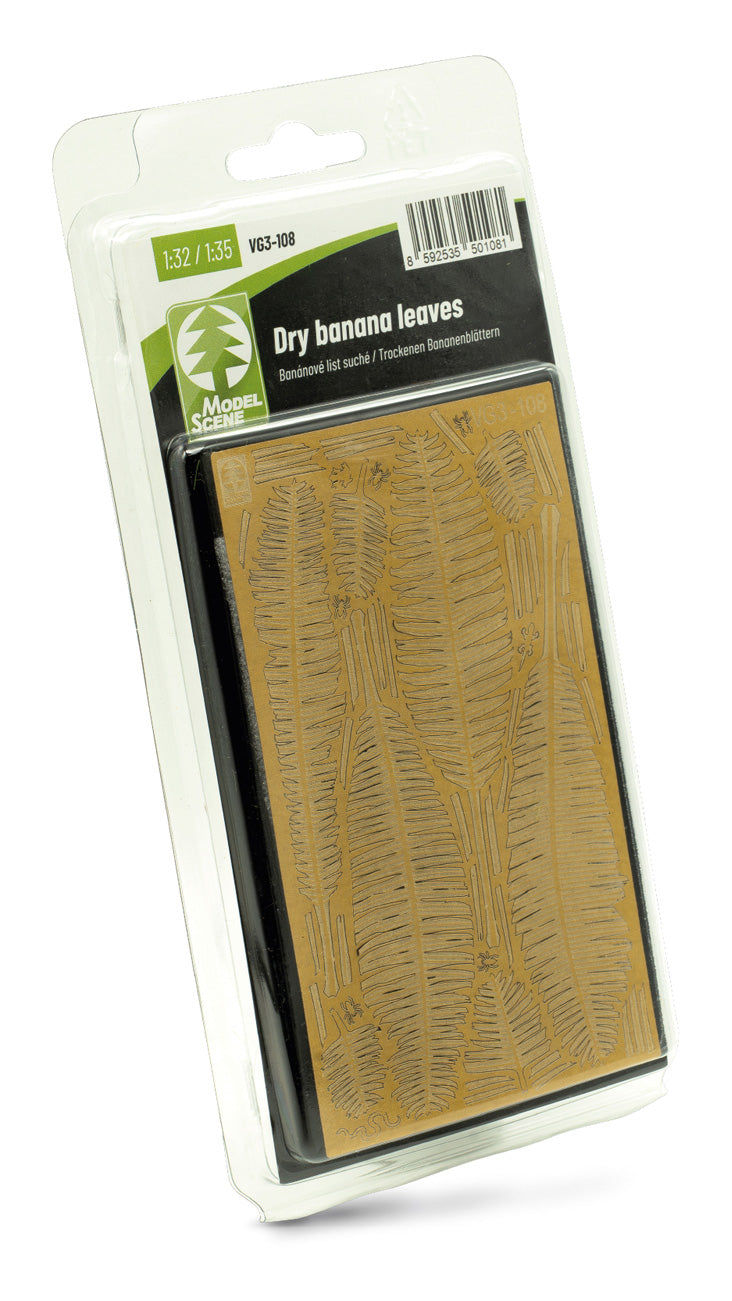 Model Scene VG3-108 Dry Banana Leaves 1/32 / 1/35