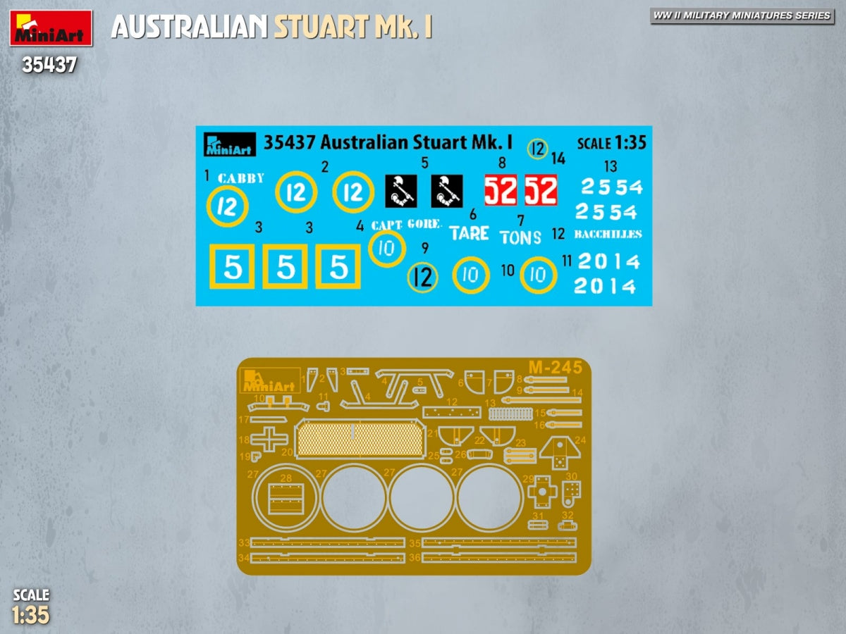 MiniArt 35437 Australian Stuart Mk. I 1/35