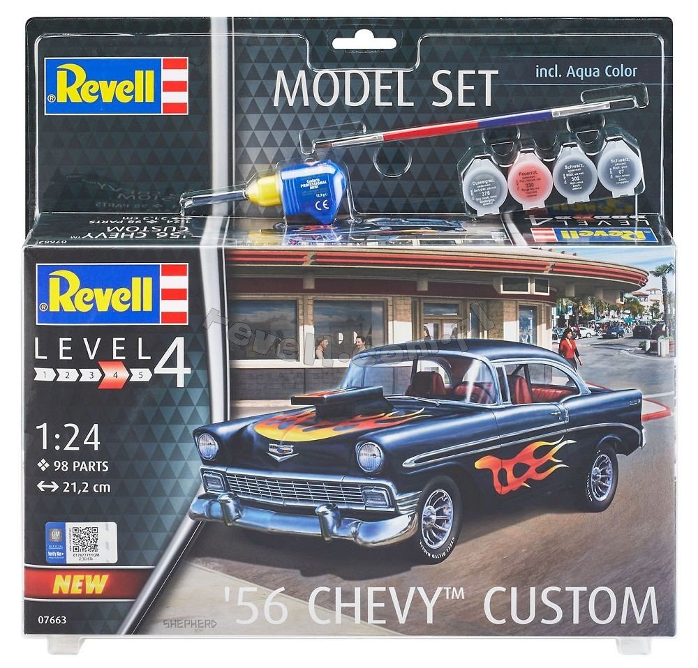 Maquette Revell 67663 Chevy Customs '56 - Échelle 1/24 