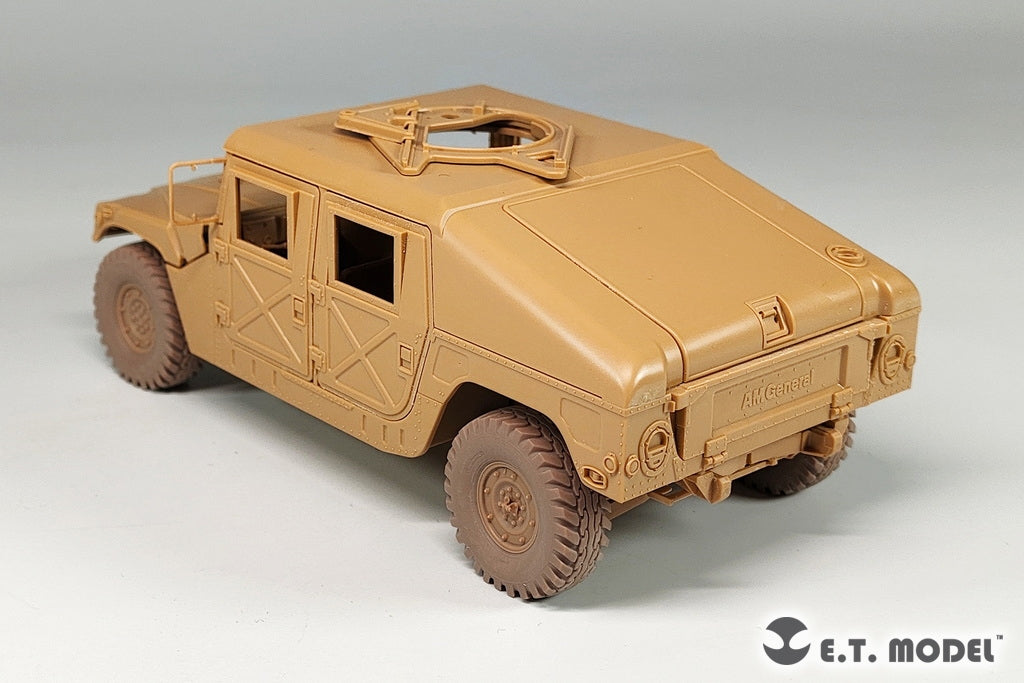 E.T. Model P35-168 Modern USA M1024/M1046 Humvee Sagged Wheels 1/35 – zdjęcie 6