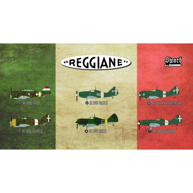 Sword 72110 Reggiane Fighter 6pcs 1/72