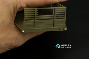 Quinta Studio QD35052 GMC CCKW 353 (open cab) 3D-Printed &amp;amp; coloured Interior on decal paper ( Tamiya ) 1/35 – zdjęcie 6