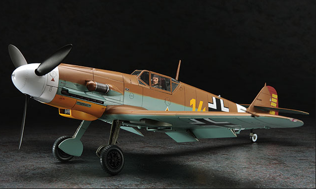Hasegawa ST31 MESSERSCHMITT Bf109F-4 TROP 1/32 – zdjęcie 4