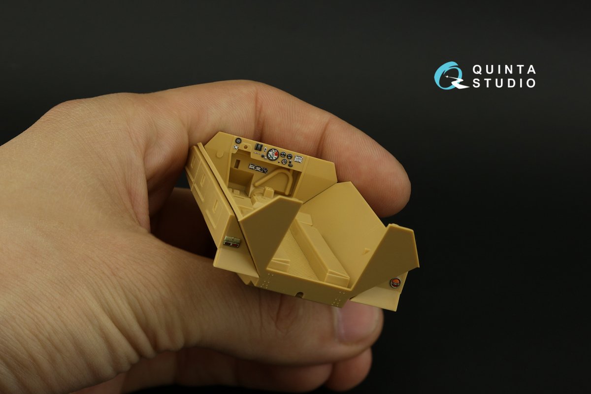 Quinta Studio QD48293 Sd.Kfz 251/1 Ausf.D 3D-Printed &amp;amp; coloured Interior on decal paper (Tamiya) 1/48 – zdjęcie 3