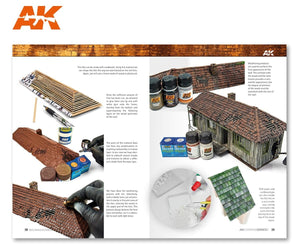 AK Interactive AK256 AK LEARNING 09: THE ULTIMATE GUIDE TO MAKE BUILDINGS IN DIORAMAS (English) – zdjęcie 6