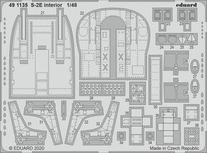 Eduard 491135 S-2E interior KINETIC MODEL 1/48 – zdjęcie 2
