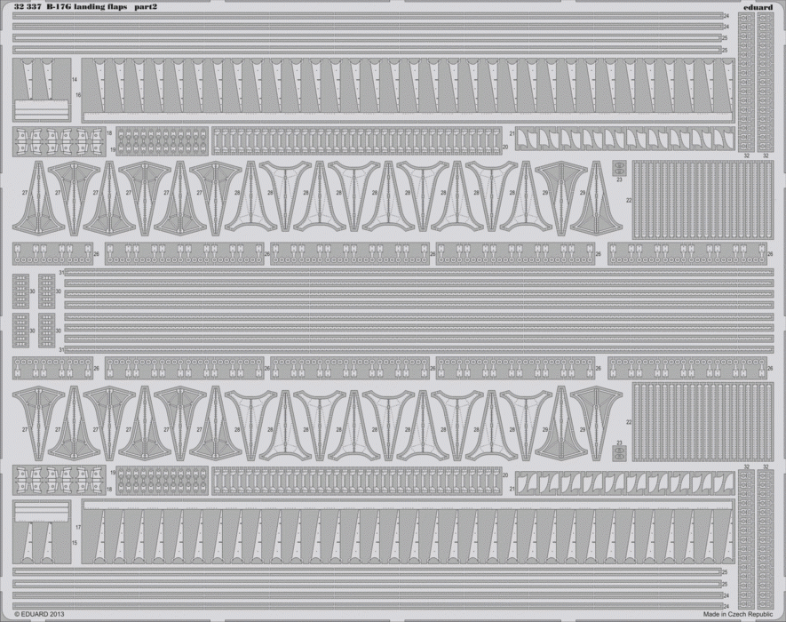 Eduard 32337 B-17G landing flaps 1/32 HK Models – image 2