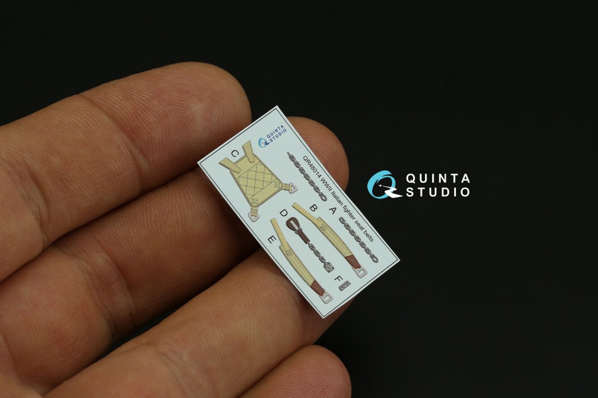 Quinta Studio QD48230 Fiat CR.42 3D-Printed &amp;amp; coloured Interior on decal paper (Italeri) 1/48 – zdjęcie 4