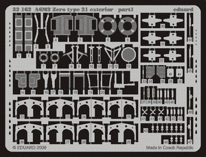 Eduard 32162 A6M2 Zero type 21 exterior 1/32 Tamiya – immagine 2