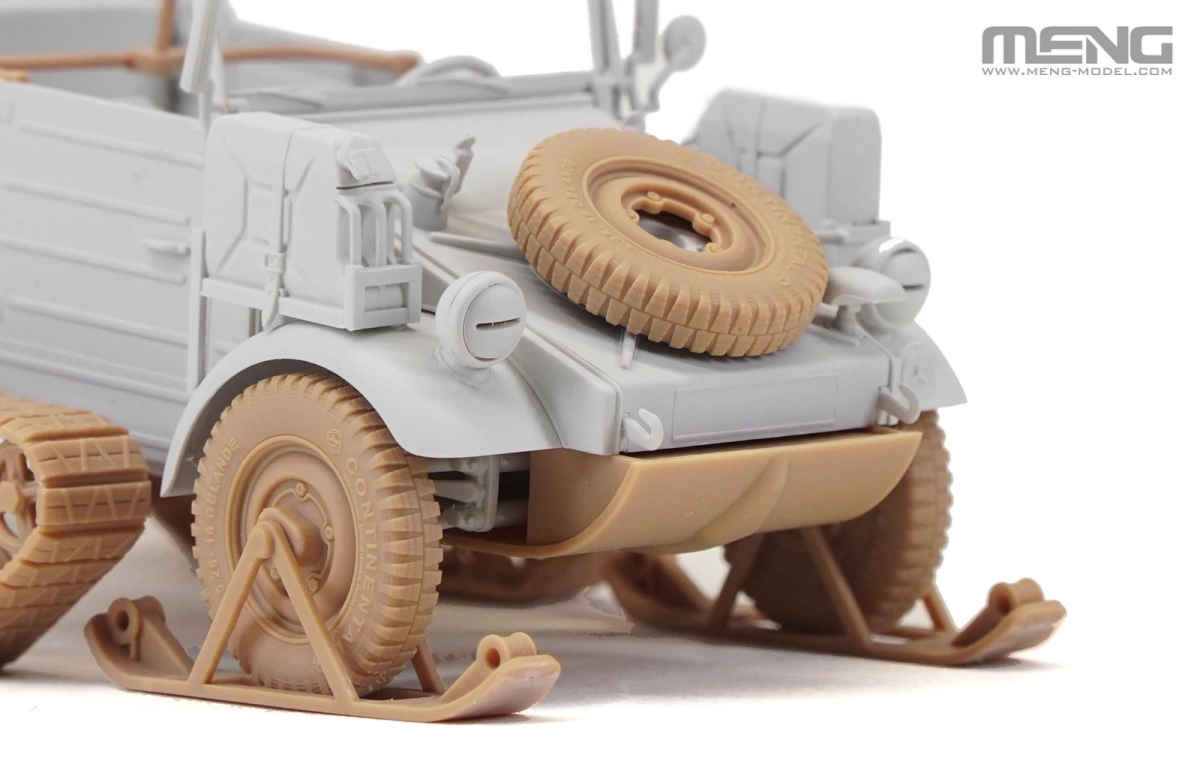 Meng Model Meng VS-018 German Pkw.K1 Kubelwagen Type 155 Half-Track 1/35 – zdjęcie 5