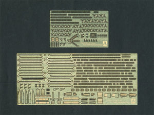 Aoshima 01031 U.S. Aircraft Carrier WASP Photo Etched Parts Set 1/700 – zdjęcie 2