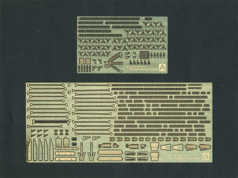 Aoshima 01031 U.S. Aircraft Carrier WASP Photo Etched Parts Set 1/700 – zdjęcie 2