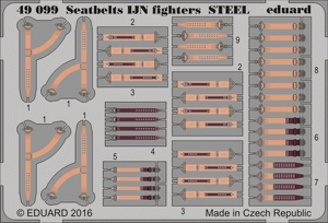 Eduard BIG49343 Seatbelts WWII Axis AF STEEL 1/48 – zdjęcie 4