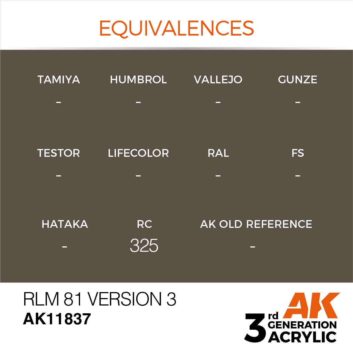 AK Interactive AK11837 RLM 81 VERSION 3 – AIR 17ml – zdjęcie 3