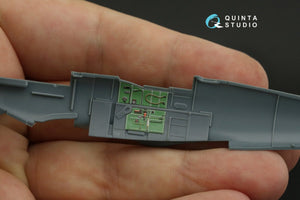 Quinta Studio QD72043 Spitfire Mk.VIII 3D-Printed &amp;amp; coloured Interior on decal paper (Eduard) 1/72 – Bild 10