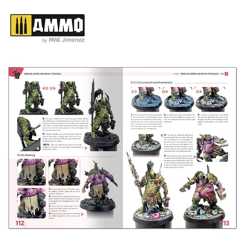 Ammo of Mig 6223 Encyclopedia of Figures Modelling Techniques Vol. 3 English – zdjęcie 4