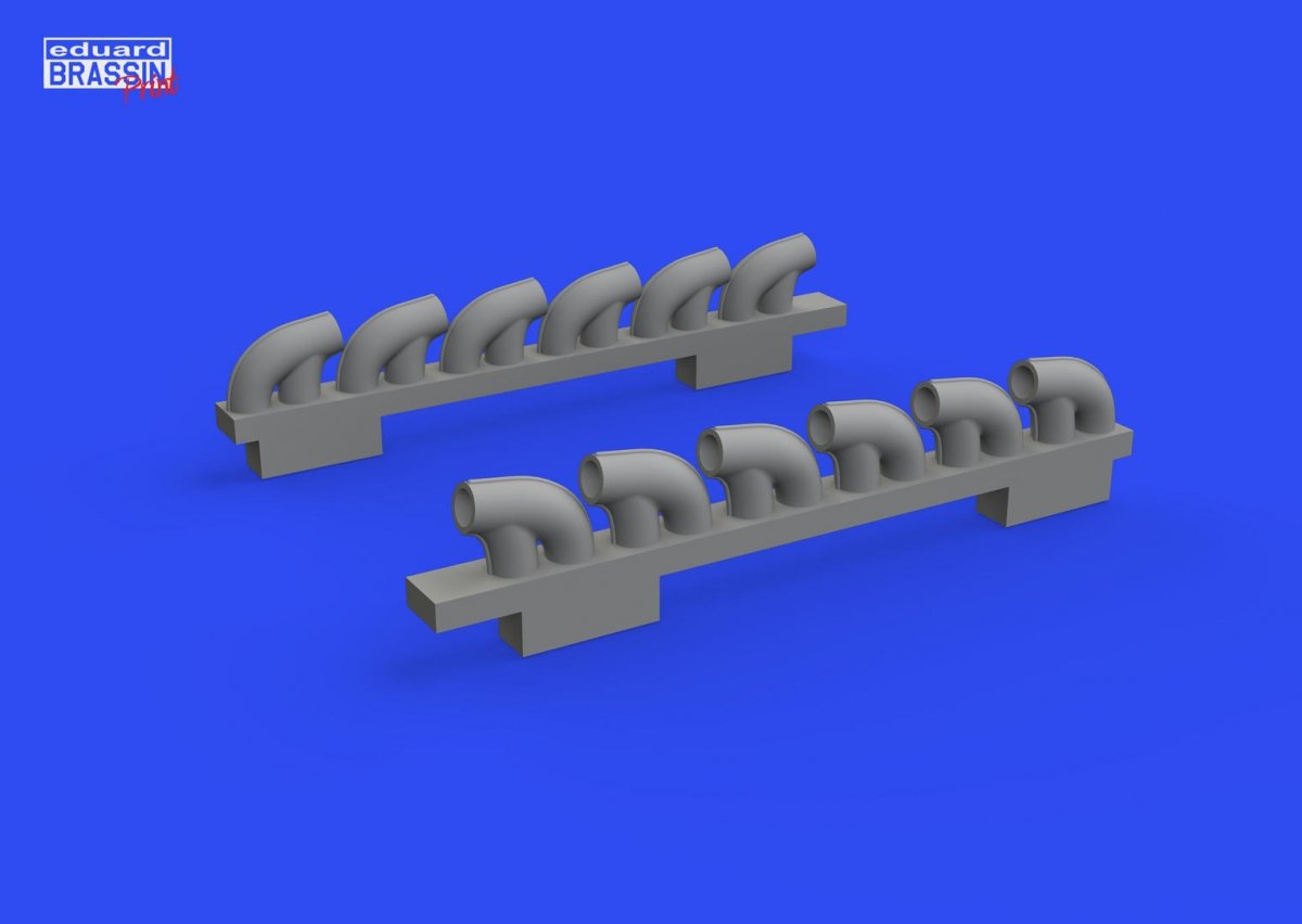 Eduard 672305 P-39Q exhaust stacks PRINT ARMA HOBBY 1/72 – zdjęcie 3