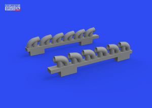 Eduard 672305 P-39Q exhaust stacks PRINT ARMA HOBBY 1/72 – zdjęcie 3