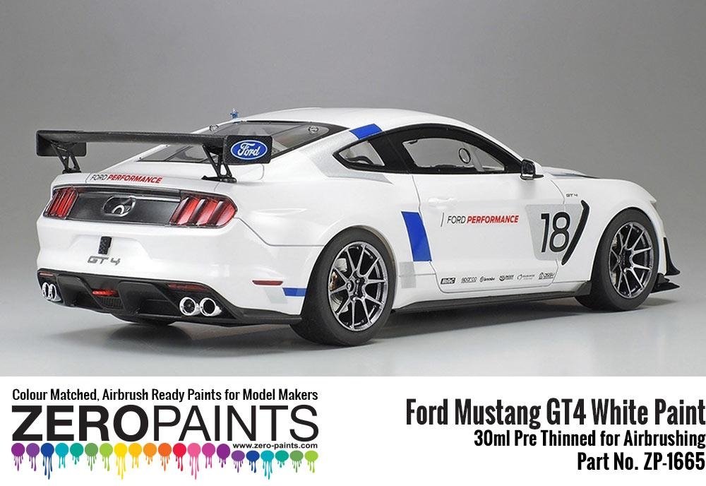 Zero Paints 1665 Ford Mustang GT4 White 30 ml – zdjęcie 2