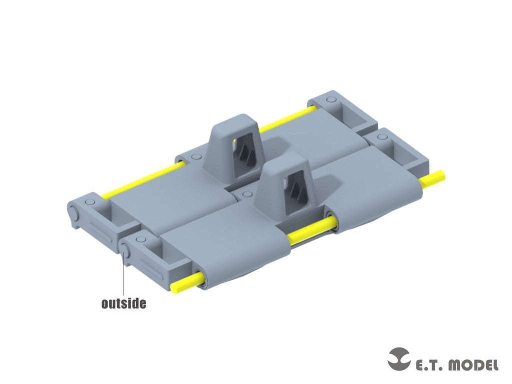 ET Model P35-095 WWII USARMY M4 Sherman T66 Workable Track For ASUKA/DRAGON/TAMIYA/TASCA Kit 1/35 – image 2