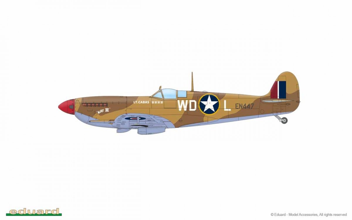 Eduard 7460 Spitfire F Mk. IX 1/72 – zdjęcie 14