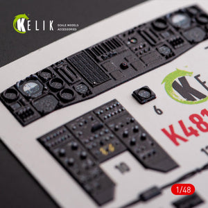 KELIK K48113 UH-60A Black Hawk - Type 1 interior 3D decals for ICM kit 1/48 – zdjęcie 9