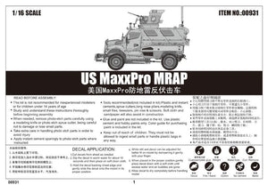 Trumpeter 00931 US Mauxxpro MRAP 1/16 – zdjęcie 5