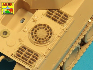 Aber 48A33 Grilles for Panther D 1/48 – zdjęcie 6
