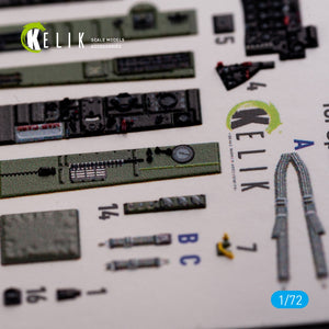 KELIK K72079 F-84F Thunderstreak interior 3D decals for Special Hobby kit 1/72 – zdjęcie 7