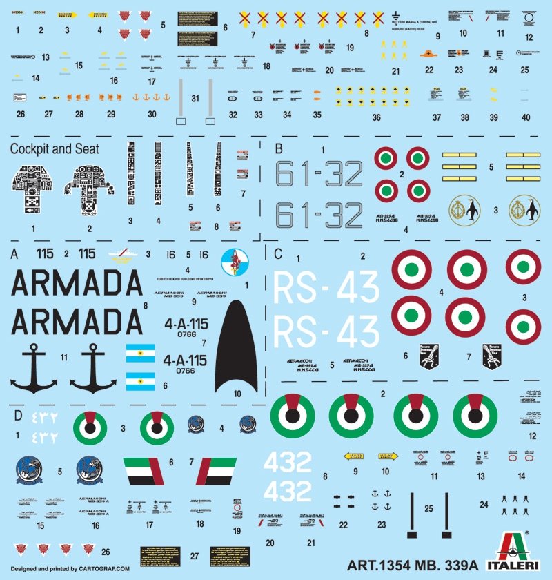 Italeri 1354 MB 339A 1/72 – zdjęcie 3