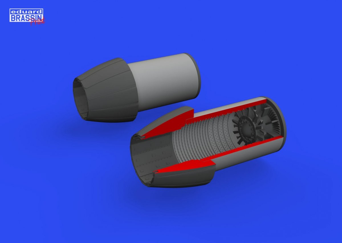 Eduard 648804 EA-18G exhaust nozzles PRINT MENG 1/48 – zdjęcie 2
