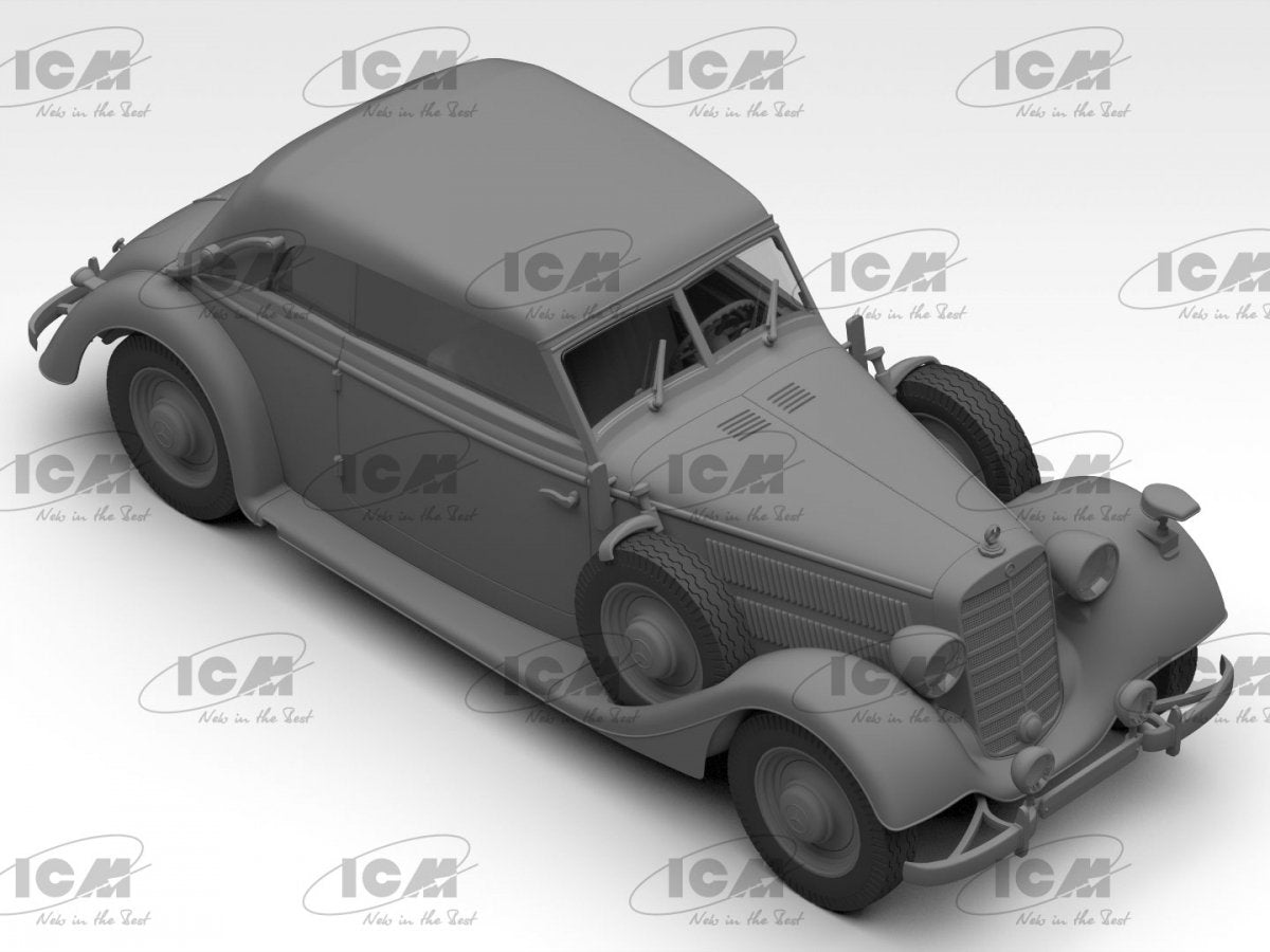 ICM 35542 Typ 320 (W142) Soft Top WWII German staff car 1/35 – image 4