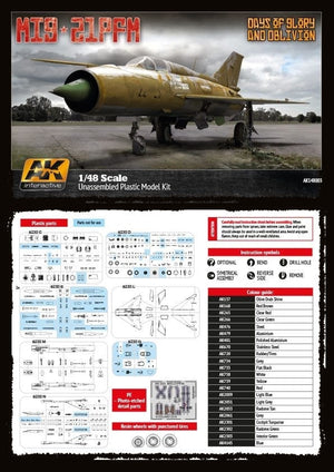 AK Interactive AK148003 MiG-21PFM Days of Glory and Oblivion 1/48 – zdjęcie 2