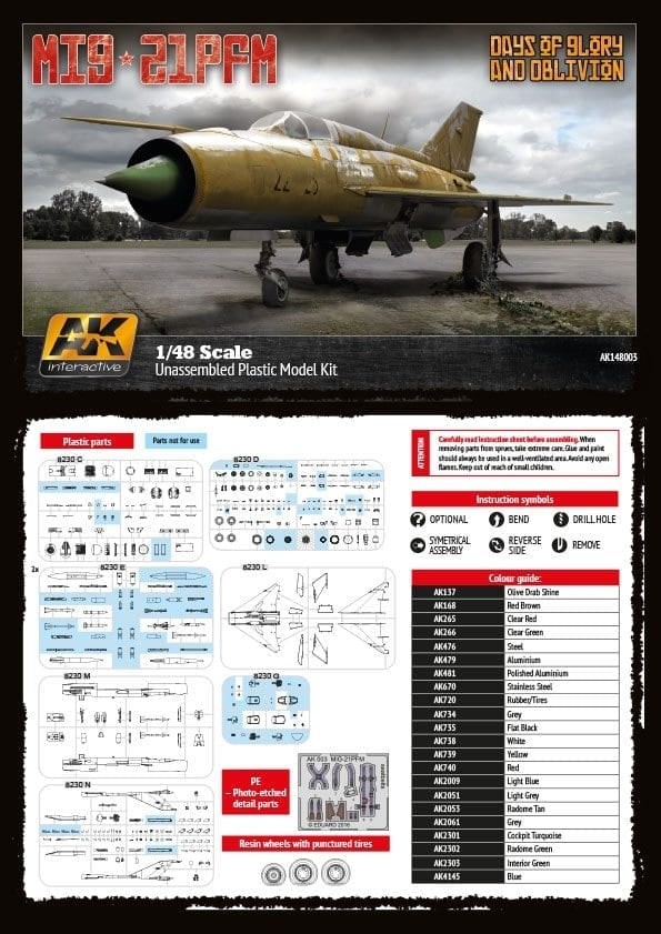 AK Interactive AK148003 MiG-21PFM Days of Glory and Oblivion 1/48 – zdjęcie 2
