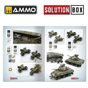 Ammo of Mig 6528 SOLUTION BOOK 22 - How to Paint WWII USA ETO Vehicles (Multilingual Book) – image 9