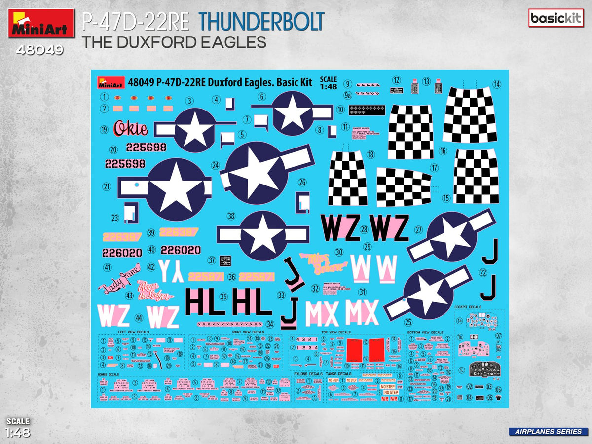 MinArt 48049 P-47D-22RE THUNDERBOLT. THE DUXFORD EAGLES. BASIC KIT 1/48 – imagen 6