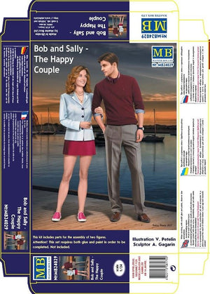 Master Box 24029 Dangerous Curves Series. Bob and Sally - The Happy Couple 1/24 – zdjęcie 4