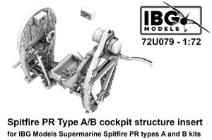 IBG 72U079 Spitfire PR Type A/B/C/E Cockpit structure insert 1/72