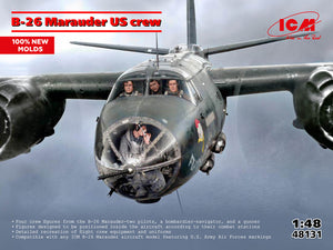 ICM 48131 B-26 Marauder US crew (4 figures) (100% new molds) 1/48