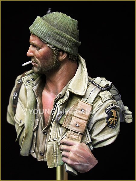 Young Miniatures YM1841 US Paratrooper WWII 17th Airbone Division 1/10 – image 5