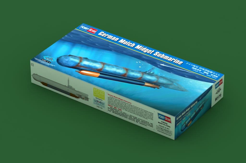 Hobby Boss 80170 German Molch Midget Submarine 1/35 – zdjęcie 2