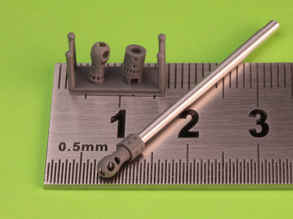 Master GM-72-031 17pdr SP M10 &amp;quot;Achilles&amp;quot; - QF 17pdr gun barrel (76.2mm) 1/72 – image 5