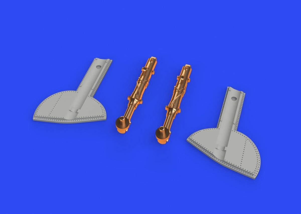 Eduard 648670 Spitfire Mk.Va/b undercarriage legs BRONZE EDUARD 1/48