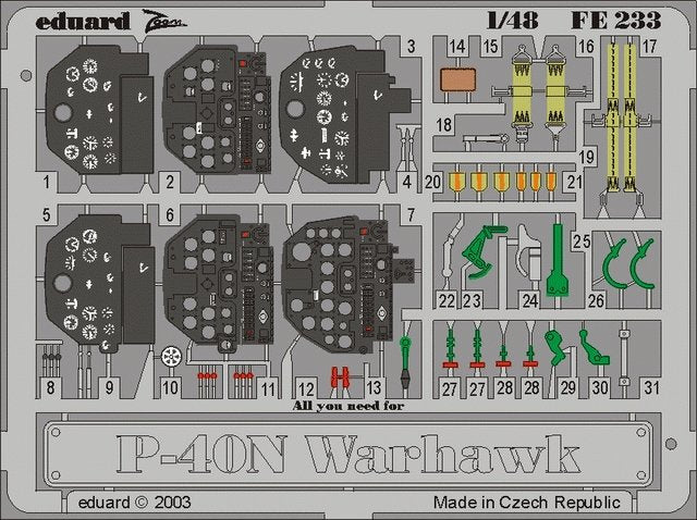 Eduard FE233 P-40N 1/48 Eduard