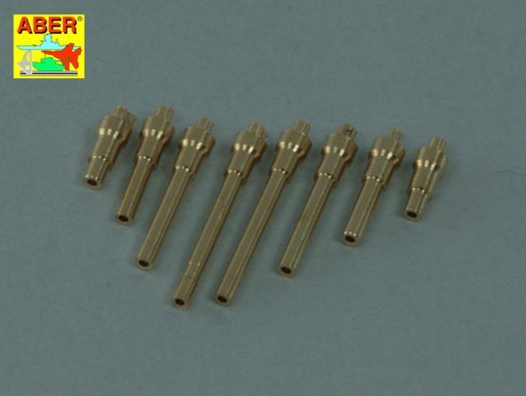 Aber A72 005 Set of 8 turned cal .50 (12,7mm) U.S. Browning M2 barrels for P-47 Thunderbolt 1/72 – zdjęcie 3