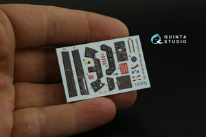 Quinta Studio QD32128 Ta 152H 3D-Printed &amp;amp; coloured Interior on decal paper (Zoukei-Mura) 1/32 – zdjęcie 4