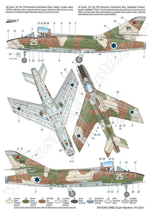 Special Hobby 72345 SMB-2 Super Mystère &amp;#39;Sa’ar – Israeli Storm in the Sky&amp;#39; 1/72 – immagine 5