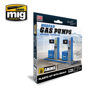 AMMO of Mig Jimenez 8501 MODERN GAS PUMPS Limited Edition 1/35