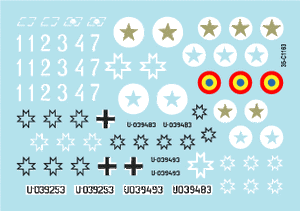 Star Decals 35-C1163 Axis Tank Mix # 2. Romanian tanks 1/35 – zdjęcie 3