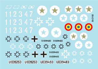Star Decals 35-C1163 Axis Tank Mix # 2. Romanian tanks 1/35 – zdjęcie 3